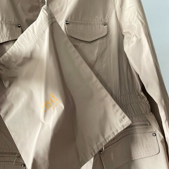 LBD Laundry By Design Womens Sand Hooded Lightweight Raincoat Anorak Jacket XXL - Picture 3 of 13